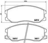 Τακάκια Σετ OPEL ANTARA 2006 …