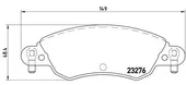 Τακάκια Σετ BREMBO P 61 …