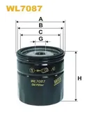 Φίλτρο λαδιού OPEL KADETT 1984 - 1994 ( E ) WIX FILTERS WL7087