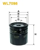 Φίλτρο λαδιού OPEL KADETT 1984 - 1994 ( E ) WIX FILTERS WL7098