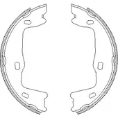 Χειρόφρενο OPEL KADETT 1984 - 1994 ( E ) WOKING Z4651.00