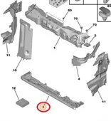 Τραβέρσα Μετώπης Κάτω (Ψυγείου) CITROEN C-ELYSEE Sedan / 4dr 2013 - 2016 1.2 VTi 72  ( HMY (EB2M)  ) (72 hp ) Βενζίνη #202000500