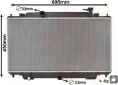 Ψυγείο Νερού MAZDA 3 Hatchback / 5dr 2014 - 2016 ( BM ) 1.5  ( P5Y1,P5Y4,P5Y5,P5Z3  ) (100 hp ) Βενζίνη #504106305