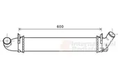Ψυγείο Intercooler DACIA SANDERO Hatchback / 5dr 2008 - 2013 1.5 dCi  ( K9K 792  ) (68 hp ) Πετρέλαιο #015006210