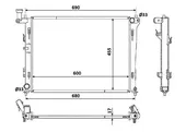 Ψυγείο Νερού HYUNDAI i30 Hatchback / 5dr 2007 - 2012 1.4  ( G4FA  ) (109 hp ) Βενζίνη #078006305