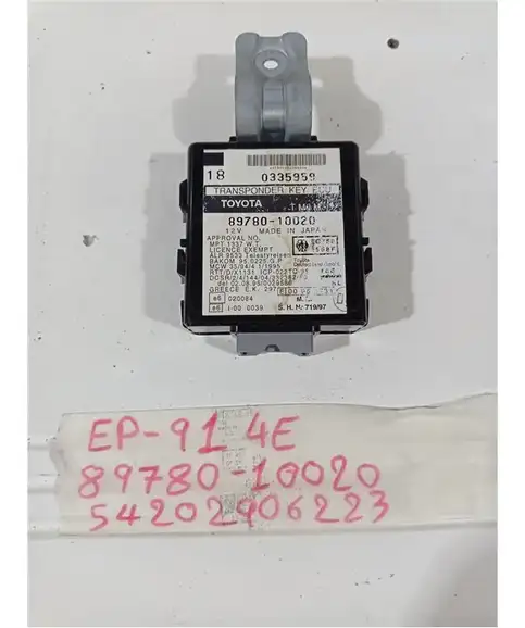 ΕΓΚΕΦΑΛΟΣ BCM TOYOTA STARLET 1996-1999  89780-10020