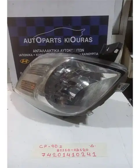 ΦΑΝΑΡΙΑ ΕΜΠΡΟΣ TOYOTA YARIS 2006-2012 Δεξιά 81110-0D120 