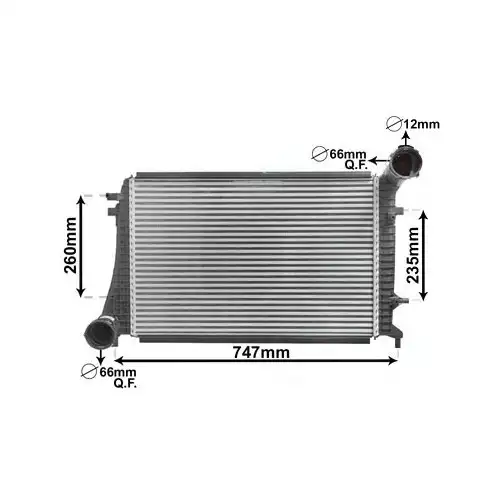 Ψυγείο Intercooler VW …