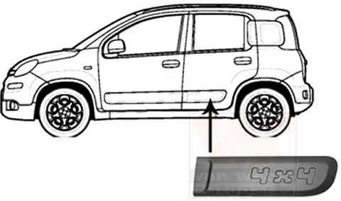 Φάσα Πόρτας FIAT PANDA Hatchback …
