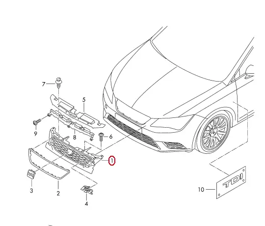 Μάσκα SEAT LEON …