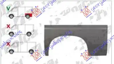 Φτερό FIAT DUCATO Van 1994 …