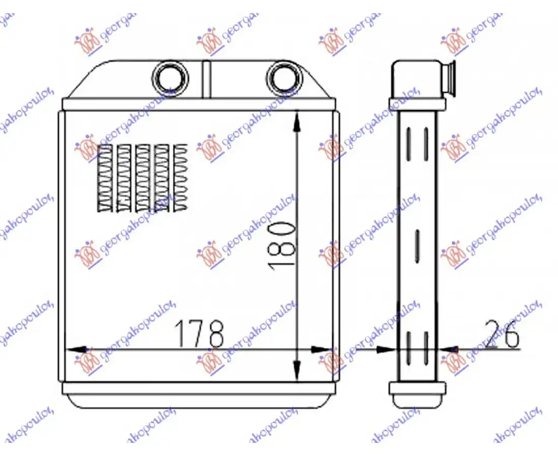 Ψυγείο Καλοριφέρ VOLVO …