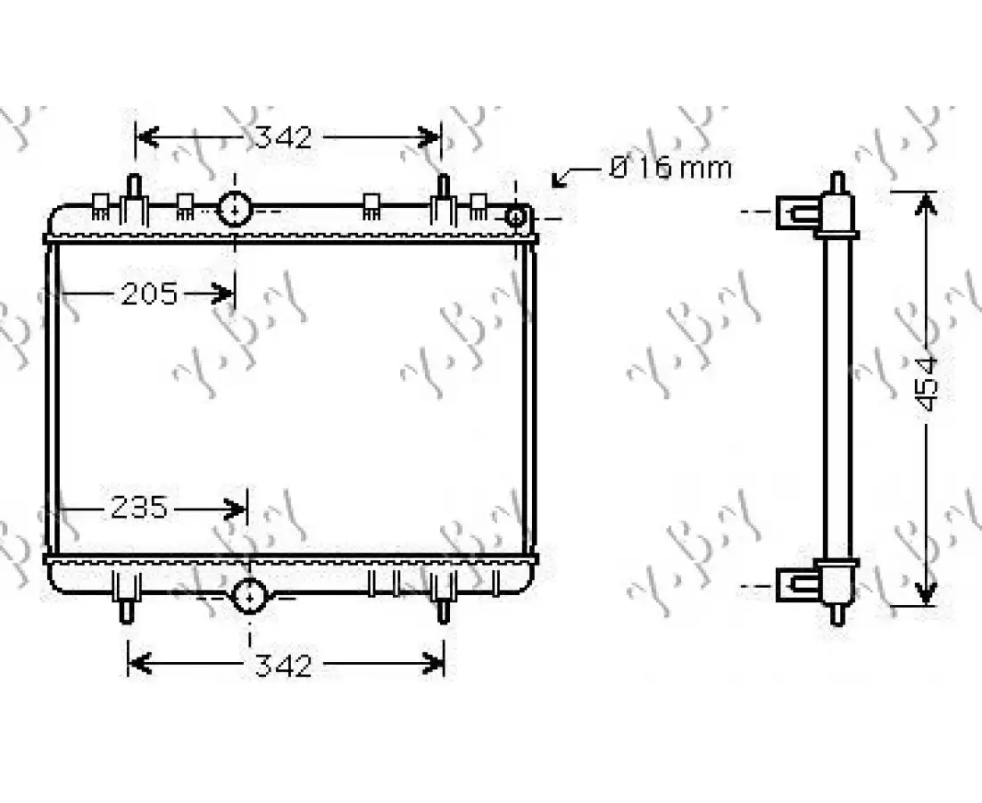 Ψυγείο Νερού PEUGEOT …