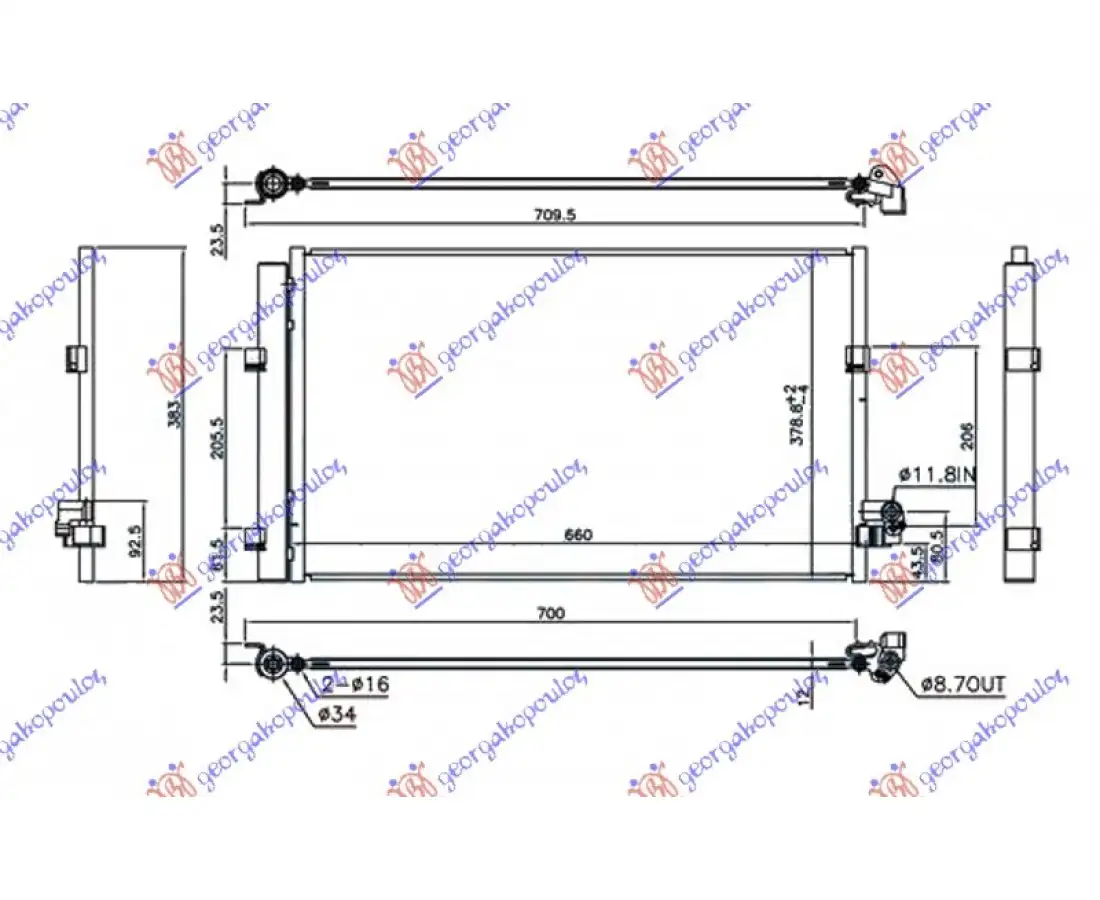 Ψυγείο A/C (Εξωτερικό) …