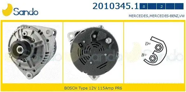 Δυναμό/Εναλλάκτης MERCEDES S …