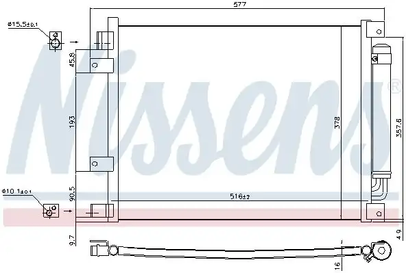 Ψυγείο A/C (Εξωτερικό) NISSAN MICRA …