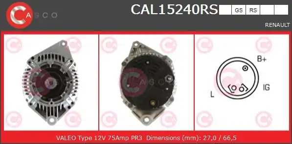 Δυναμό/Εναλλάκτης RENAULT CLIO …