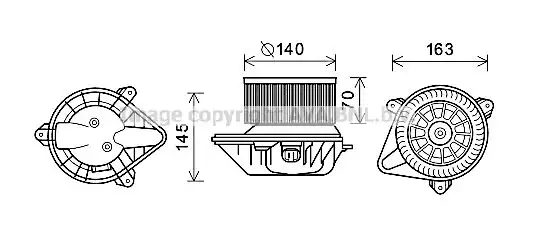 Ανεμιστήρας Καλοριφέρ Εσω …