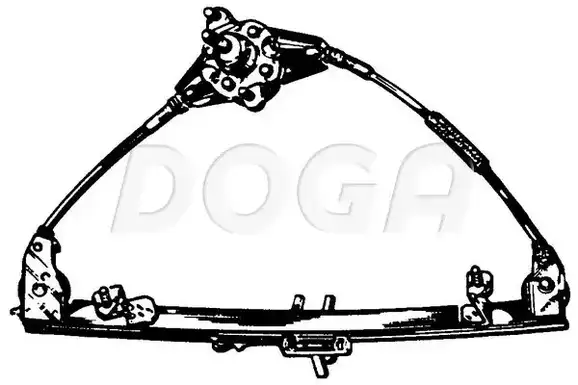Γρύλος Παραθύρου Μηχανικός FIAT BRAVA Hatchback / 5dr 1995 - 2003 ( 182 ) 1.2 16V  ( 182 B2.000  ) (87 hp ) Βενζίνη #040907072