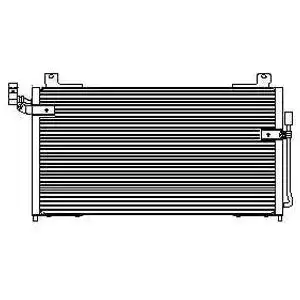 Ψυγείο A/C (Εξωτερικό) MAZDA 323 Sedan / 4dr 2001 - 2003 ( BJ ) 1.4  ( B3 (16V)  ) (72 hp ) Βενζίνη #043206400