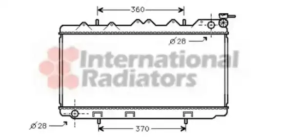 Ψυγείο Νερού NISSAN SUNNY Liftback / 5dr 1991 - 1995 ( N14 ) 1.4 i  ( GA14DE,GA14DS  ) (75 hp ) Βενζίνη #076606310