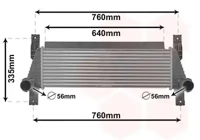 Ψυγείο Intercooler FORD RANGER Pick-Up 2015 - 2.2 TDCi  ( GBVAJQW  ) (125 hp ) Πετρέλαιο #315206210