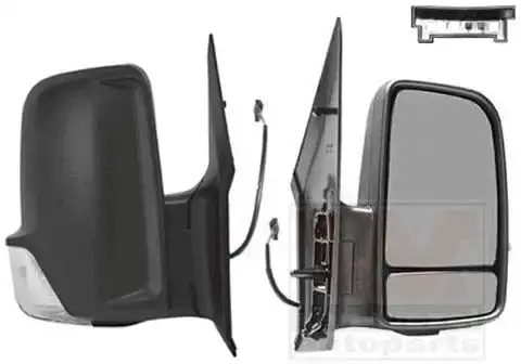Κρύσταλλο Καθρέφτη MERCEDES SPRINTER Van 2013 - 2018 411 CDI (906.653, 906.655, 906.657)  ( OM 646.985  ) (109 hp ) Πετρέλαιο #539007613