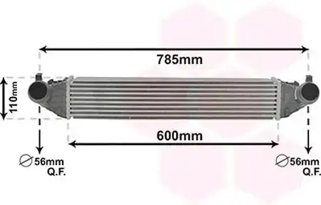 Ψυγείο Intercooler OPEL …