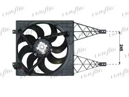 Βεντιλατέρ Νερού VW POLO CROSS Hatchback / 5dr 2005 - 2009 1.0  ( ARA  ) (79 hp ) Βενζίνη #876006465