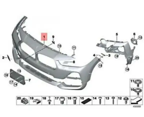 Προφυλακτήρας BMW X2 SUV/ ΕΚΤΟΣ ΔΡΟΜΟΥ/ 5dr  2017 -  M35 i  ( B48 A20 E  ) (306 hp ) Βενζίνη #165003370
