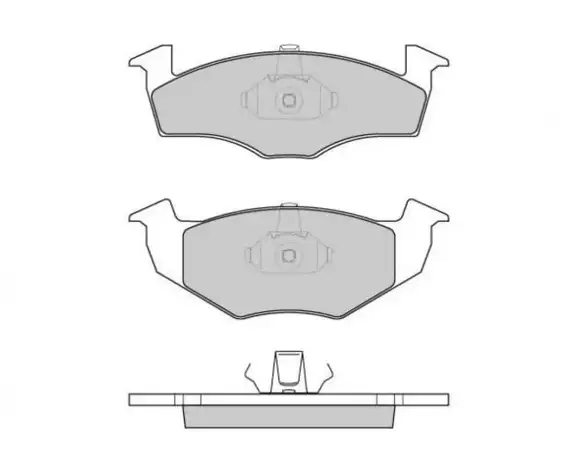 Τακάκια Σετ VW NEW BEETLE Hatchback / 3dr 2005 - 2011 ( 9C1 ) 1.9 TDI  ( ALH  ) (90 hp ) Πετρέλαιο #12-0808
