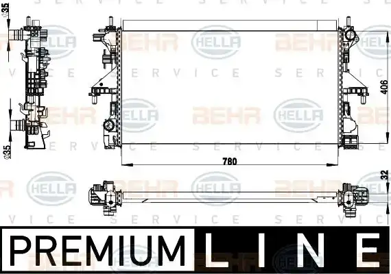 Ψυγείο Νερού PEUGEOT BOXER VAN 2014 - 3.0 HDi  ( F1CE0481D (F30DT)  ) (156 hp ) Πετρέλαιο #637006330