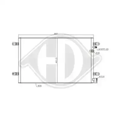 Ψυγείο A/C (Εξωτερικό) AUDI A6 S/Wagon / 5dr 2004 - 2008 ( 4F ) 2.0 TDI  ( BLB,BRE  ) (140 hp ) Πετρέλαιο #023406410