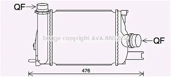 Ψυγείο Intercooler DACIA …