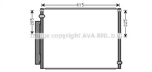 Ψυγείο A/C (Εξωτερικό) TOYOTA LAND CRUISER SUV/ ΕΚΤΟΣ ΔΡΟΜΟΥ/ 5dr 2003 - 2009 ( J120 ) 3.0 D  ( 5L-E  ) (95 hp ) Πετρέλαιο #825006410