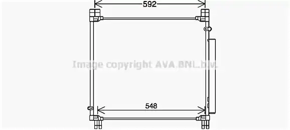 Ψυγείο A/C (Εξωτερικό) TOYOTA HILUX Pick-Up 2018 -  2.8 D (GUN123_, GUN136_)  ( 1GD-FTV  ) (177 hp ) Πετρέλαιο #826306400