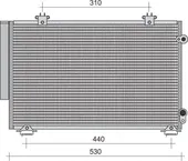 Ψυγείο A/C (Εξωτερικό) TOYOTA YARIS …