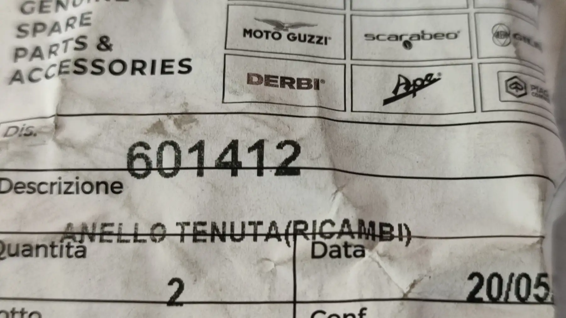 ΤΣΙΜΟΥΧΑ ΜΠΟΥΚΑΛΑΣ DERBI-PIAGGIO