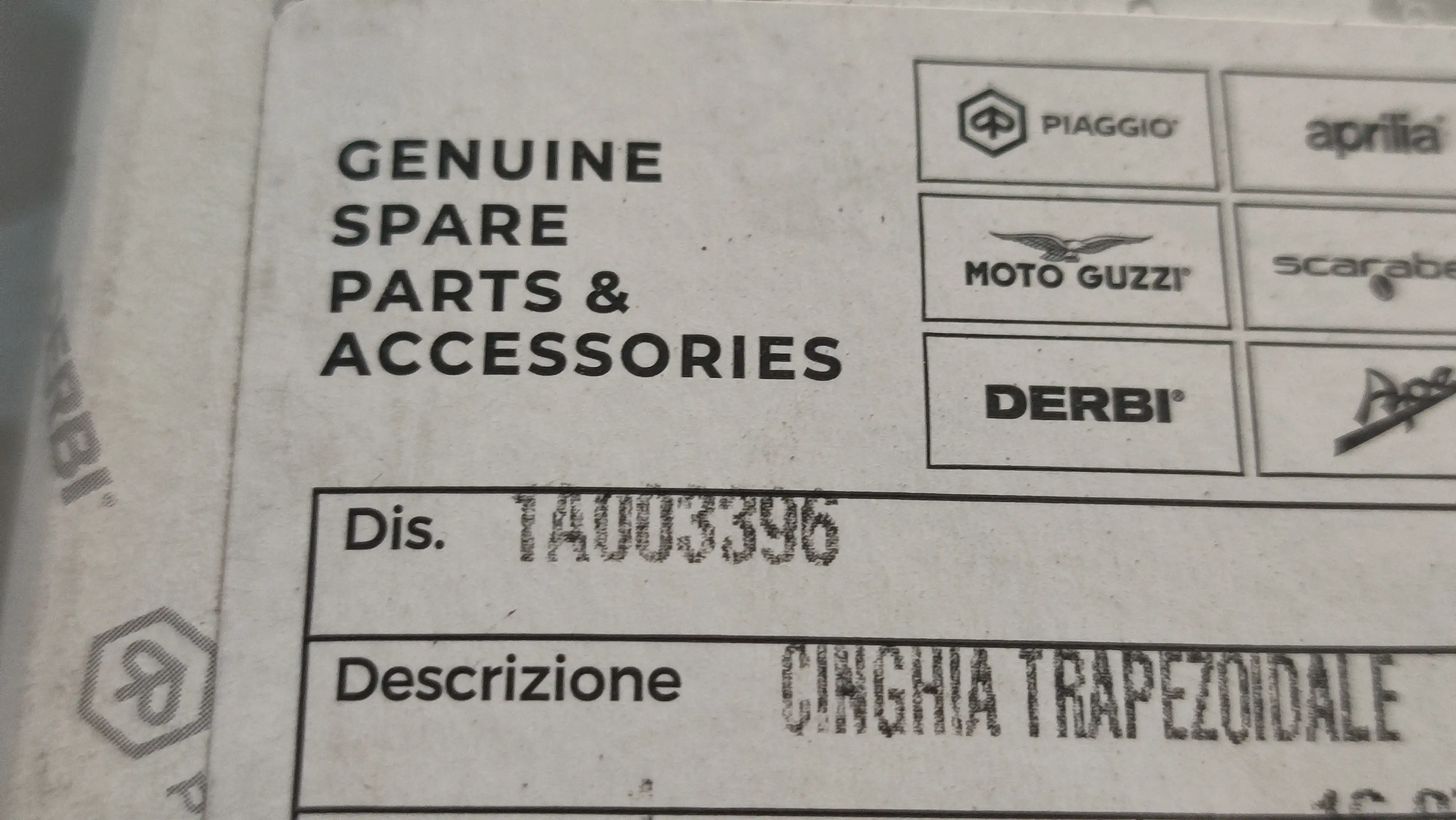 ΙΜΑΝΤΑΣ ΚΙΝΗΣΗΣ PIAGGIO-VESPA