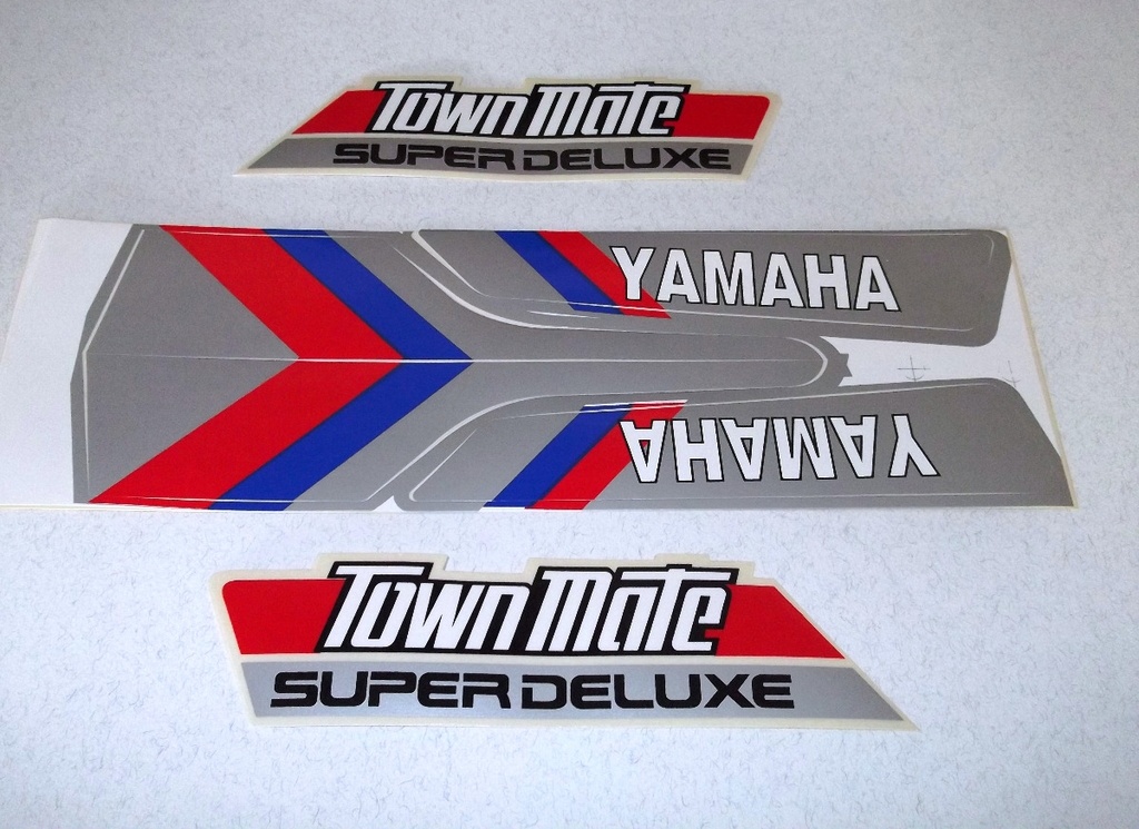 YAMAHA TOWN MATE T50 22F-T80 22K πλήρες set αυτοκόλλητα σε τρεις χρωματισμούς!!!!!